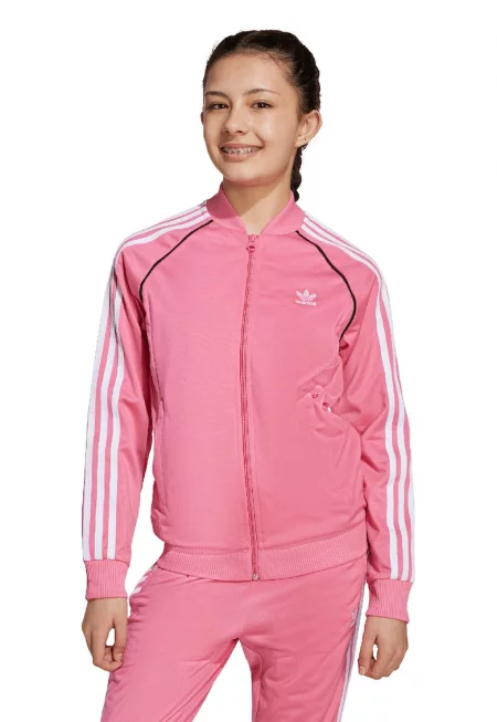 Суитшърт с цип и бродирано лого