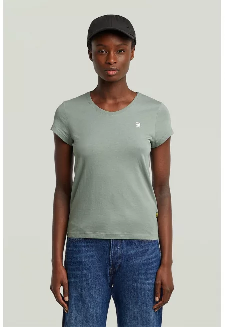 Тениска Eyben от органичен памук с шпиц