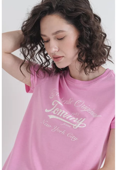 Тениска с надпис