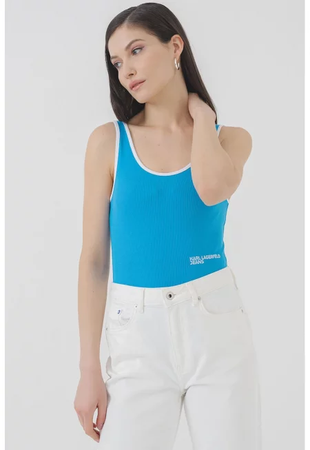 Топ с лого - Кралско Синьо