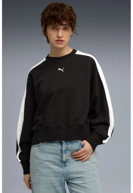 Уголемент суитшърт с овално деколте