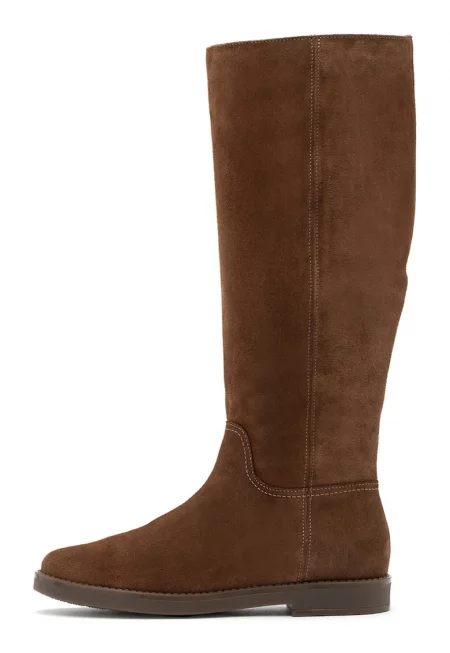 Велурени ботуши до коляното Olena