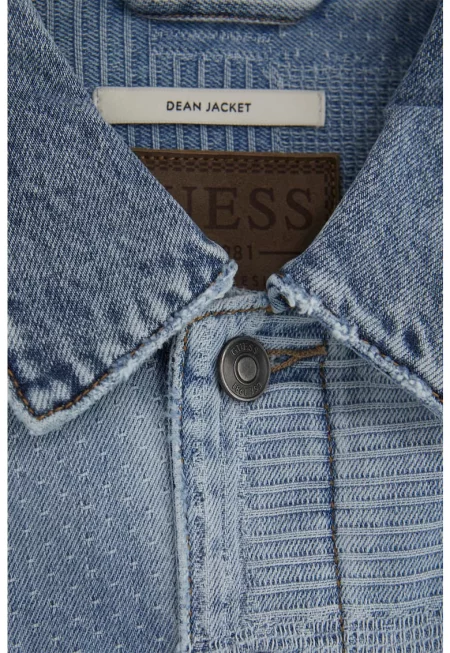 Яке от деним със захабен ефект