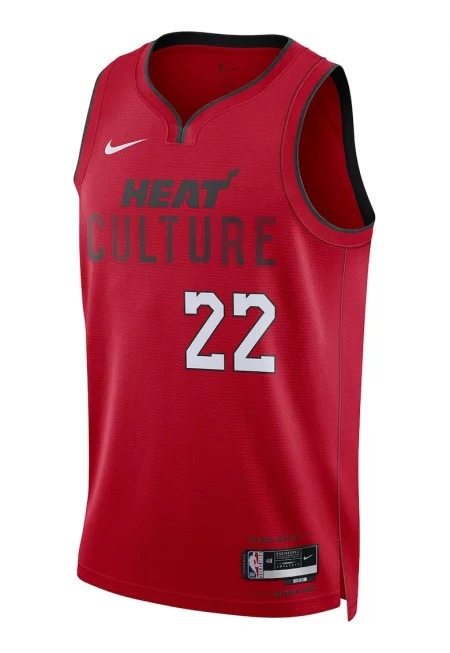 Баскетболен топ Jimmy Butler Miami Heat от жарсе - Червен