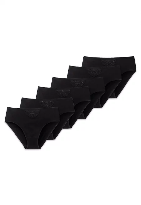 Бикини - 6 чифта - Черен
