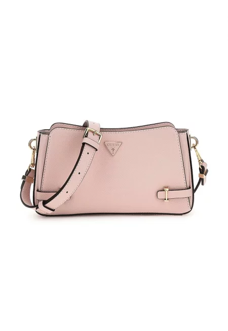 Чанта през рамо с метализиран ефект