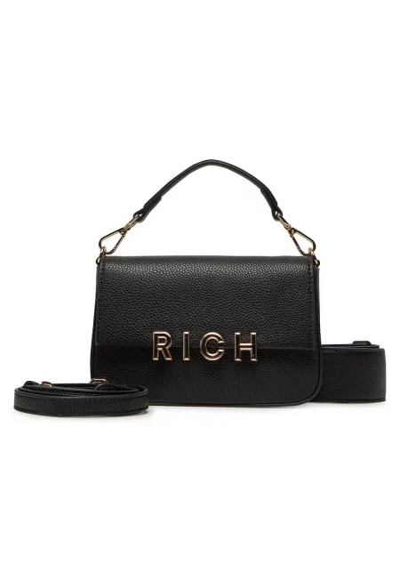 Дамска чанта  RWP25161BO - Екокожа - Черен