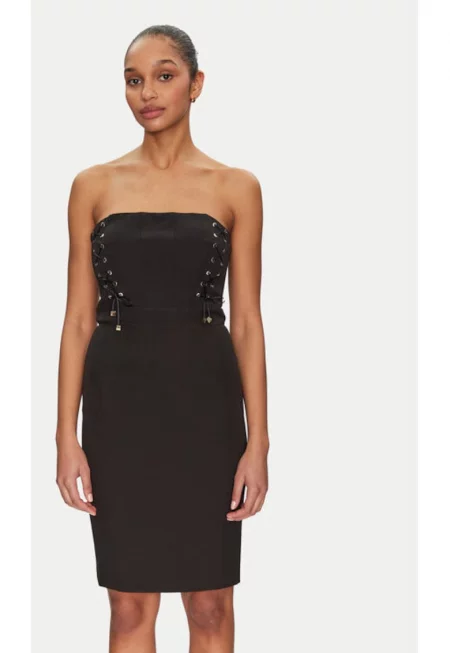 Дамска рокля -  305291240 - Полиестер - Черен