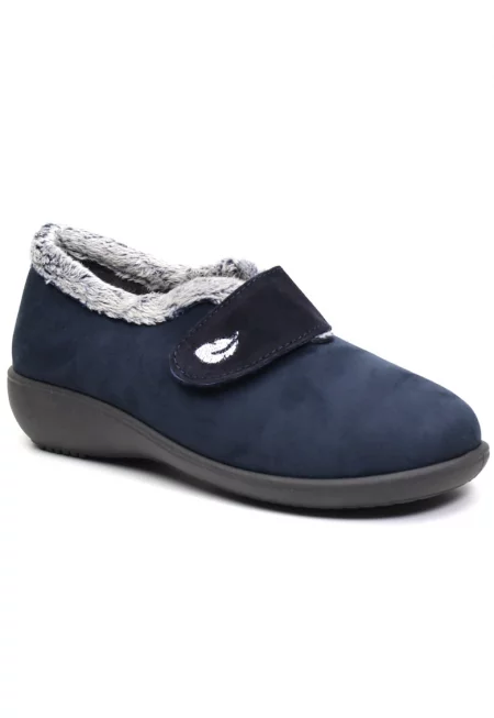 Дамски домашни чехли R14117 тъмносини