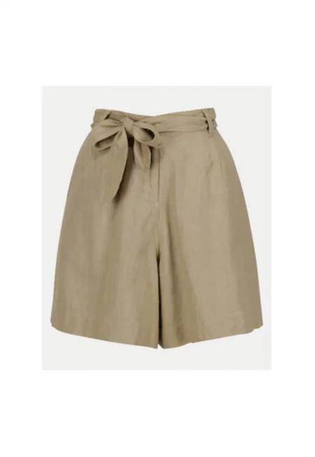 Дамски къси панталони -  303761158 - Памук - 34 EU - Бежов