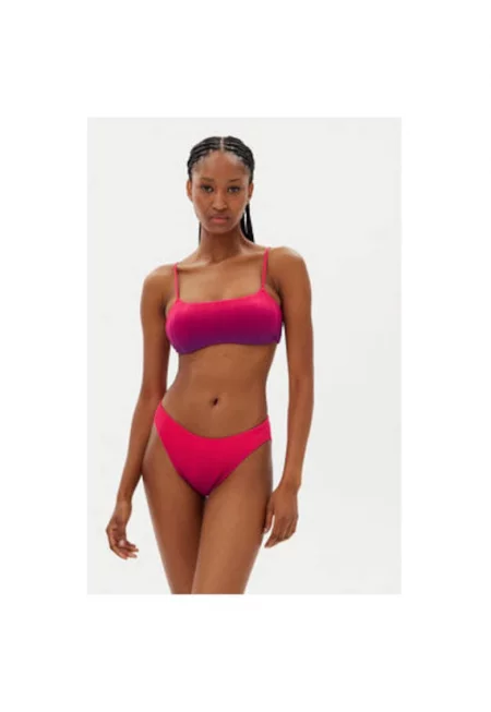 Дамски сутиен за бански  C12VQ9 A41 - Полиамид/Еластан - Лилав/Розов