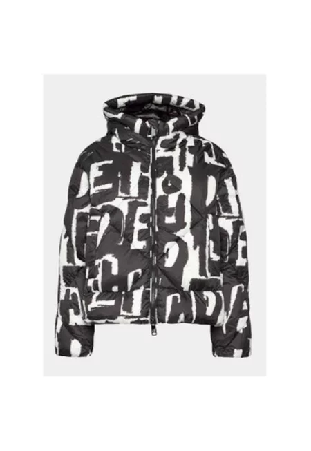 Дамско яке -  303273057 - Полиестер - Черно - Черен