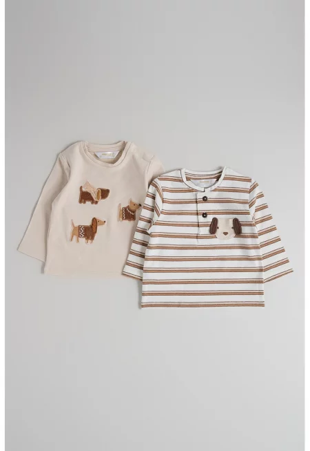 Десенирани блузи - 2 броя