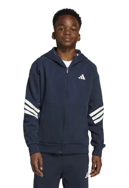 Худи с цип и джобове