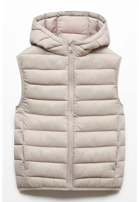 Капитониран елек Unicov с качулка