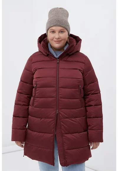 Капитонирано зимно яке с качулка