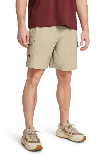 Къс панталон за тренировка с вътрешна връзка - Черен/Светло бежово