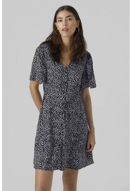 Къса рокля с шпиц