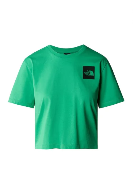 Къса тениска с овално деколте