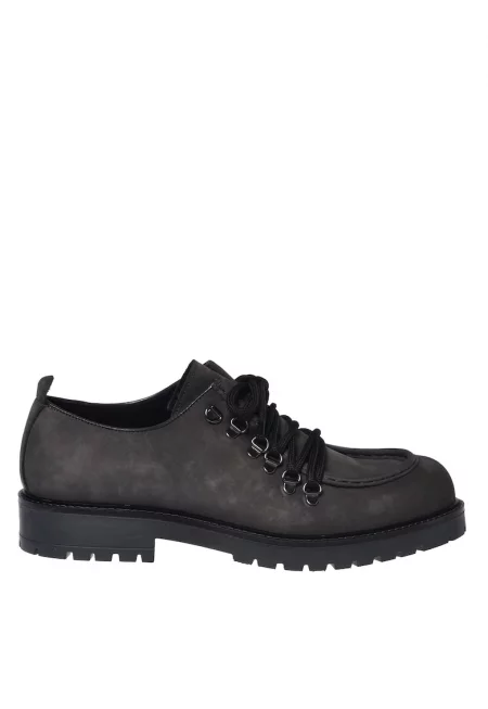 Кежуъл обувки от набук с връзки - Сив