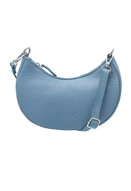 Кожена чанта Torebka - Син