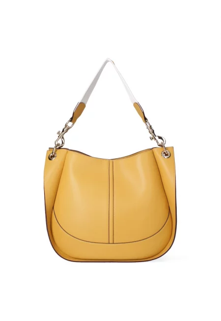 Кожена чанта - Жълт