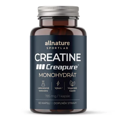 Креатин монохидрат Creapure® – Физическа издръжливост, 785 mg, 60 капсули