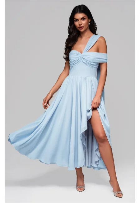 Макси вечерна рокля  LARICA LA-OM-DLR196 -