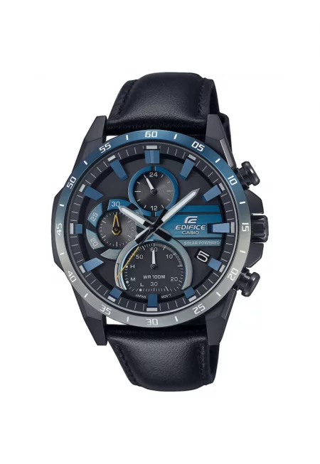 Мъжки часовник  Edifice - Solar Powered Chronograph - Аналогов 1191443348 - черно