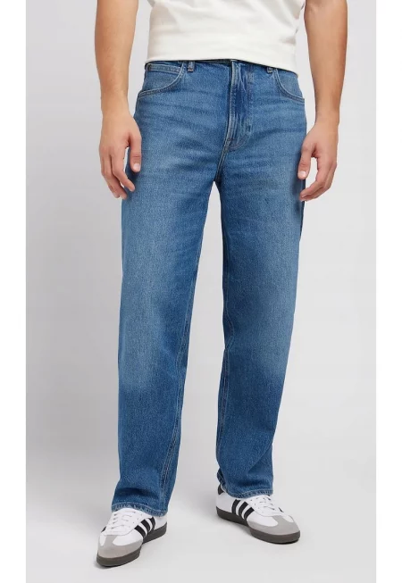 Мъжки дънки  Asher Hastings - свободна кройка - памук/еластан - син