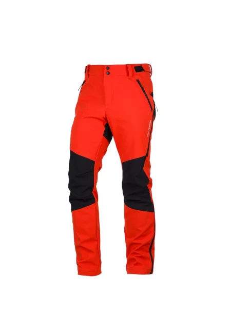 Мъжки софтшел панталон 10K/10K Anatol оранжево-черен - Оранжев