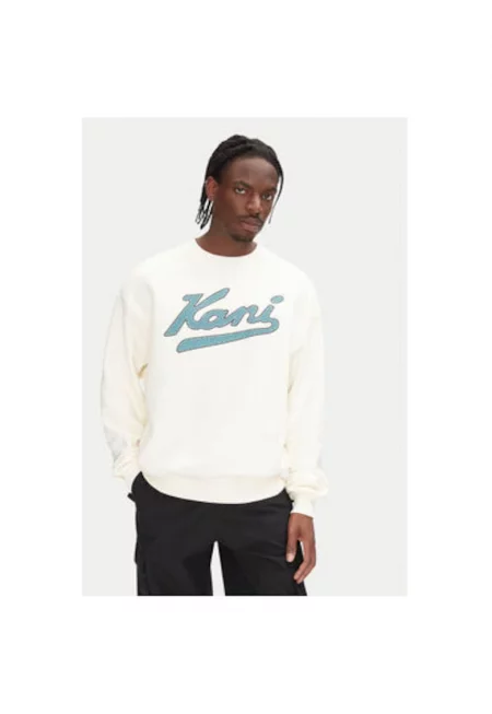 Мъжки суитшърт  PD00005317 - памук/полиестер - бял