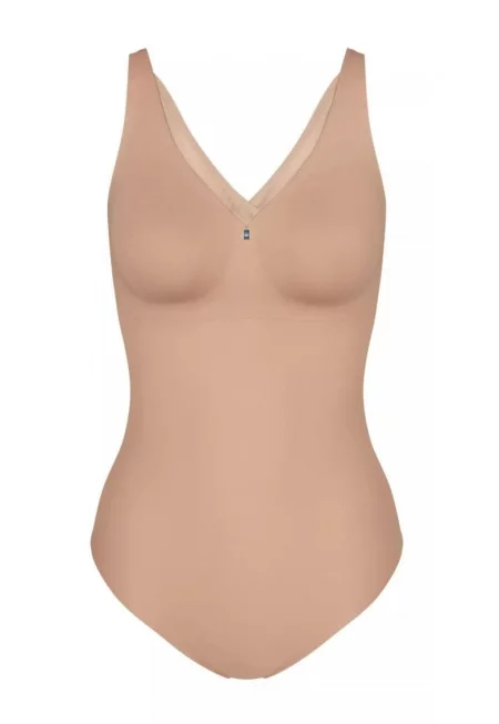 Оформящо боди True Shape Sensation с шпиц - Бежов