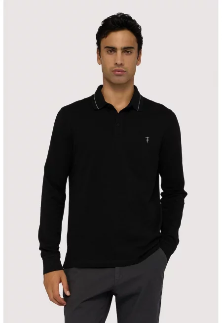 Памучна блуза с яка