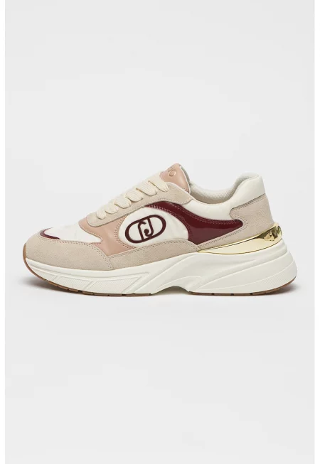 Полускосени маратонки с велур