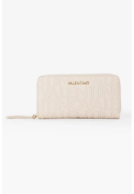 Портфейл Pansy от еко кожа с цип и монограм