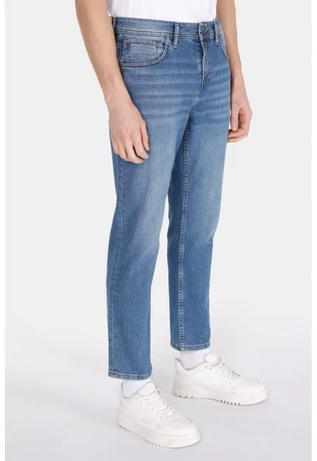 Прави дънки 044 Karl - Пастелносин/Светлосин