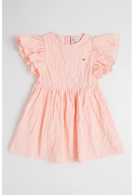 Разкорена къса рокля - Пастелнорозов