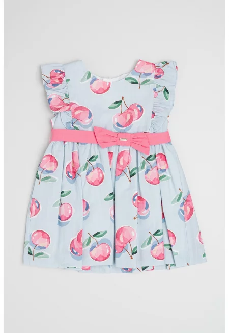 Рокля с плодова шарка