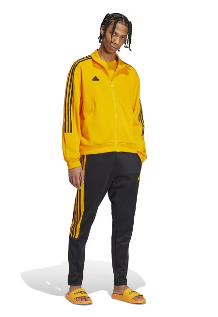 Суитшърт House of Tiro Nations с цип - Черен/Шафраново жълто