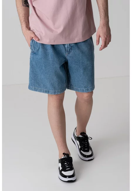 Свободни бермуди Sandrew от деним - Пастелносин