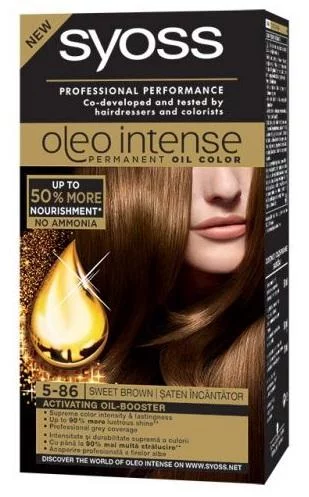 Syoss Oleo Intense Трайна крем боя за коса без амоняк