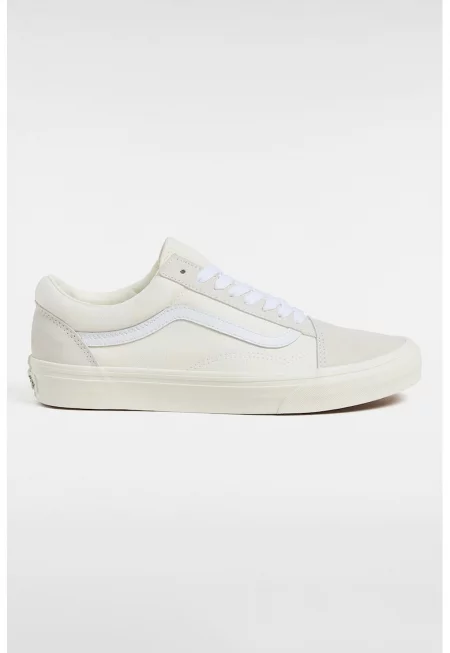 Текстилни кецове Old Skool с велур - Крем