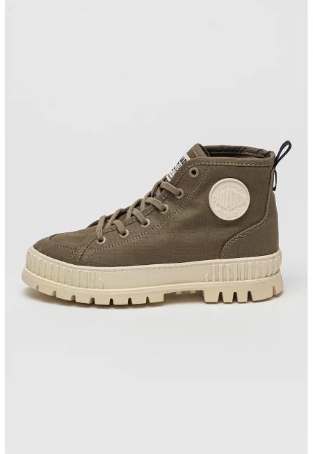 Текстилни спортни обувки Pallashock Organic 2 - Слонова кост/Каки