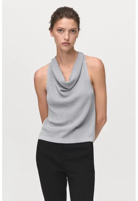 Топ от лурекс с шал-яка