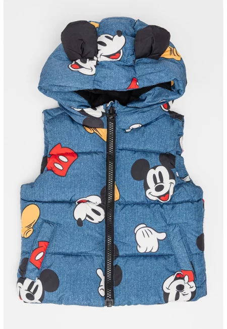 Ватиран елек с дизайн на Mickey Mouse