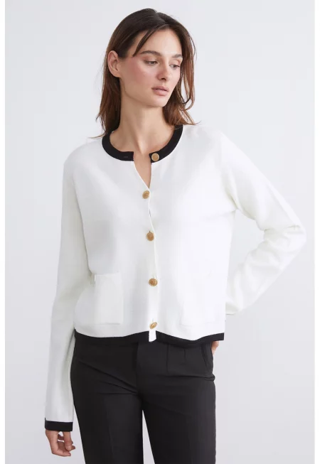 Жилетка с контрасти