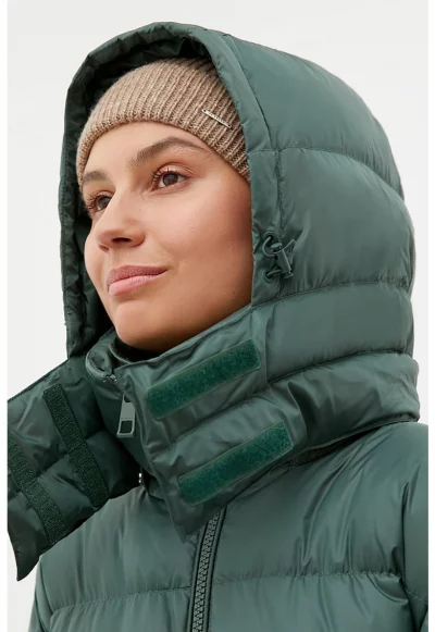 Зимно пухено яке с качулка