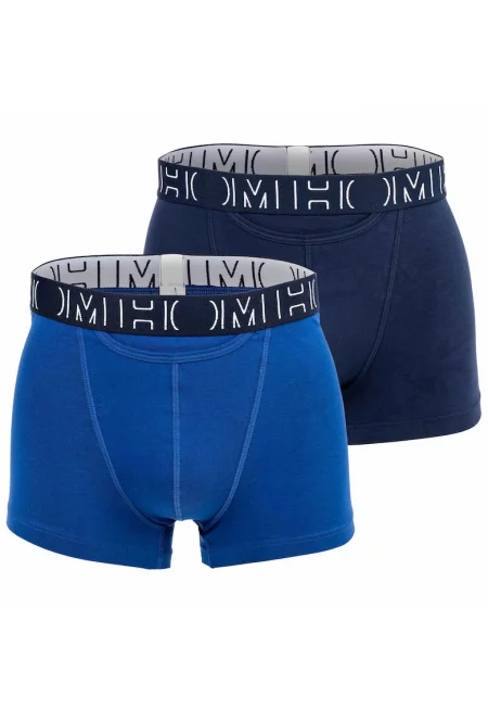 Боксерки с лого на талията - 2 чифта - Син
