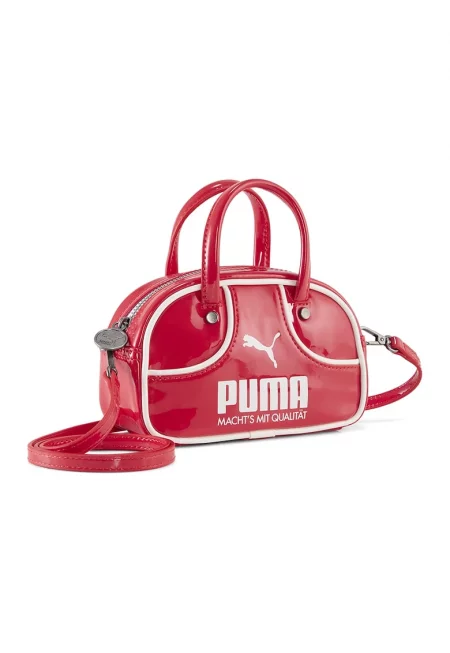 Чанта през рамо от лачена еко кожа